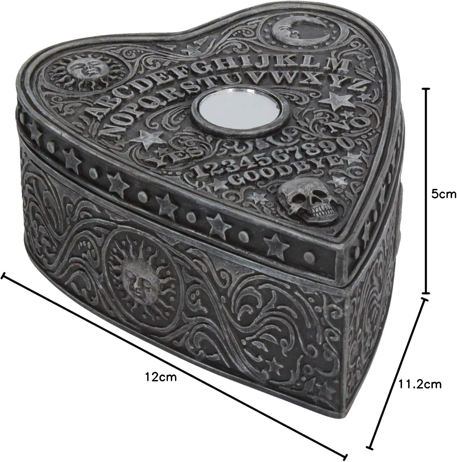 Nemesis Now B4329M8 Spirit Board Box 9cm Black