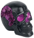 Nemesis Now Geode Skull - Figura Decorativa (Resina, 17 cm), Color Negro y Morado