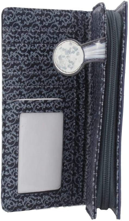 Nemesis Now B4359M8 Snow Kisses Lisa Parker - Monedero en Relieve (19 cm, Poliuretano, Talla única), Color Gris, Gris, Clásico