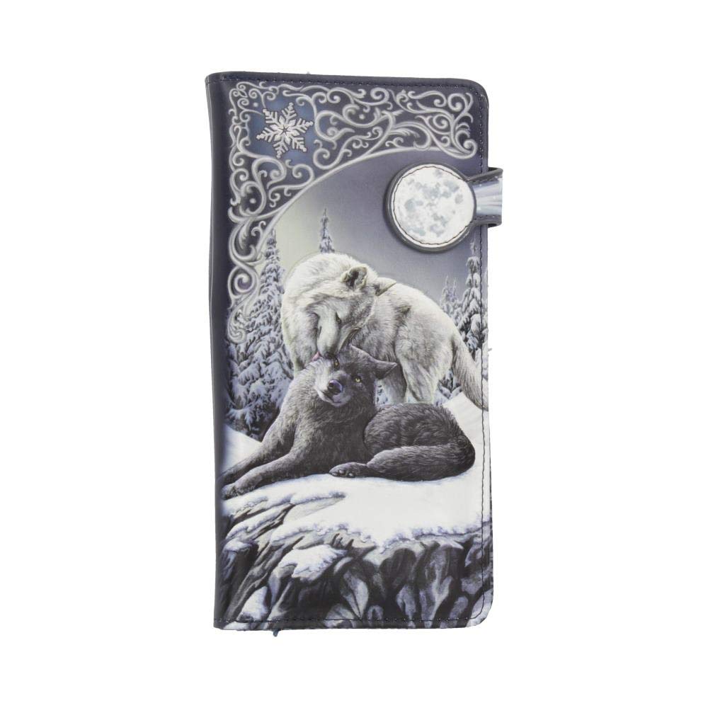 Nemesis Now B4359M8 Snow Kisses Lisa Parker - Monedero en Relieve (19 cm, Poliuretano, Talla única), Color Gris, Gris, Clásico
