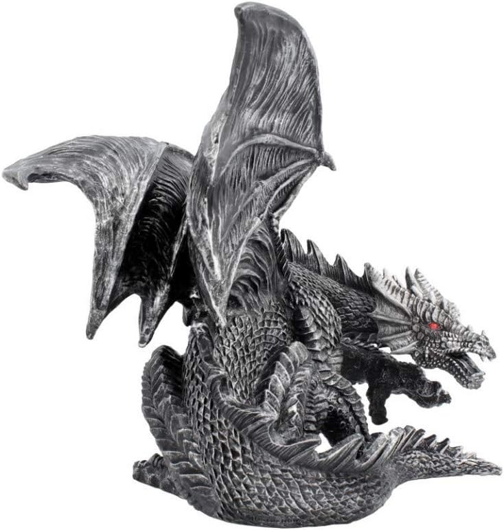 Nemesis Now - Figura de obsidiana (25 cm), Color Plateado