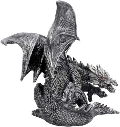 Nemesis Now - Figura de obsidiana (25 cm), Color Plateado