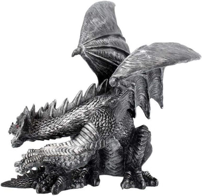 Nemesis Now - Figura de obsidiana (25 cm), Color Plateado