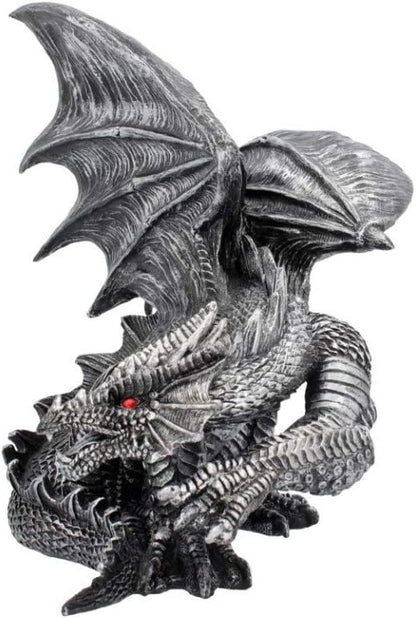 Nemesis Now - Figura de obsidiana (25 cm), Color Plateado