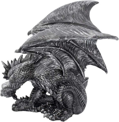 Nemesis Now - Figura de obsidiana (25 cm), Color Plateado