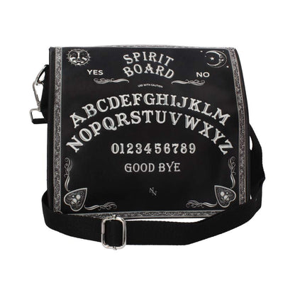Nemesis Now B4369M8 Spirit Board Shoulder Bag 27cm Black, PU and Canvas
