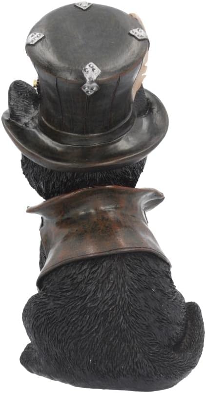 Nemesis Now Cogsmiths Cat 18.5cm Figurine Black, Resin