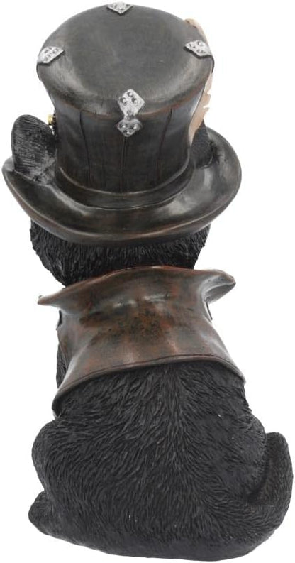 Nemesis Now Cogsmiths Cat 18.5cm Figurine Black, Resin