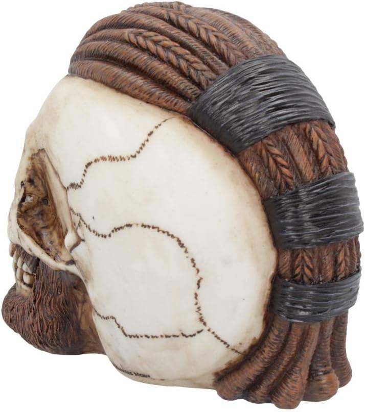 Nemesis Now Ragnar Skull - Figura Decorativa (16 cm), Color Marfil