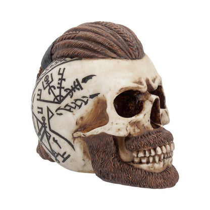 Nemesis Now Ragnar Skull - Figura Decorativa (16 cm), Color Marfil
