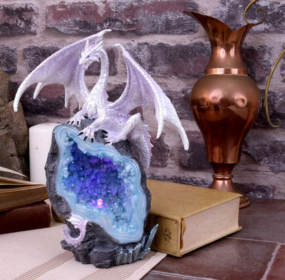 Nemesis Now Glacial Custodian 22cm Figurine White, Resin