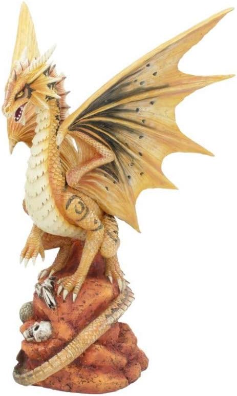 Nemesis Now Adult Desert Dragon Anne Stokes 24.5cm Figurine, Resin, Yellow, One Size