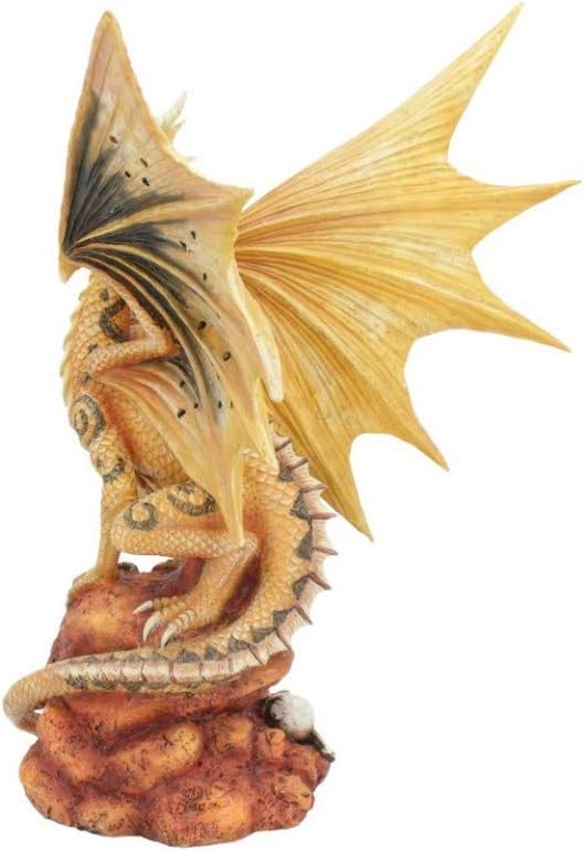 Nemesis Now Adult Desert Dragon Anne Stokes 24.5cm Figurine, Resin, Yellow, One Size