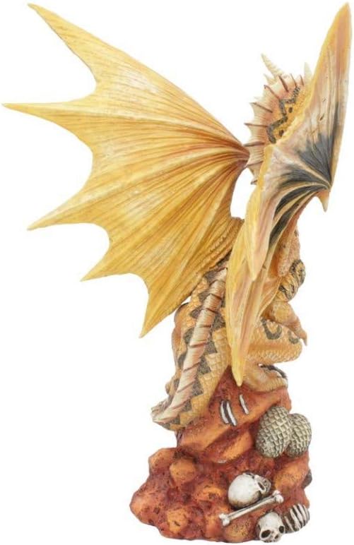 Nemesis Now Adult Desert Dragon Anne Stokes 24.5cm Figurine, Resin, Yellow, One Size