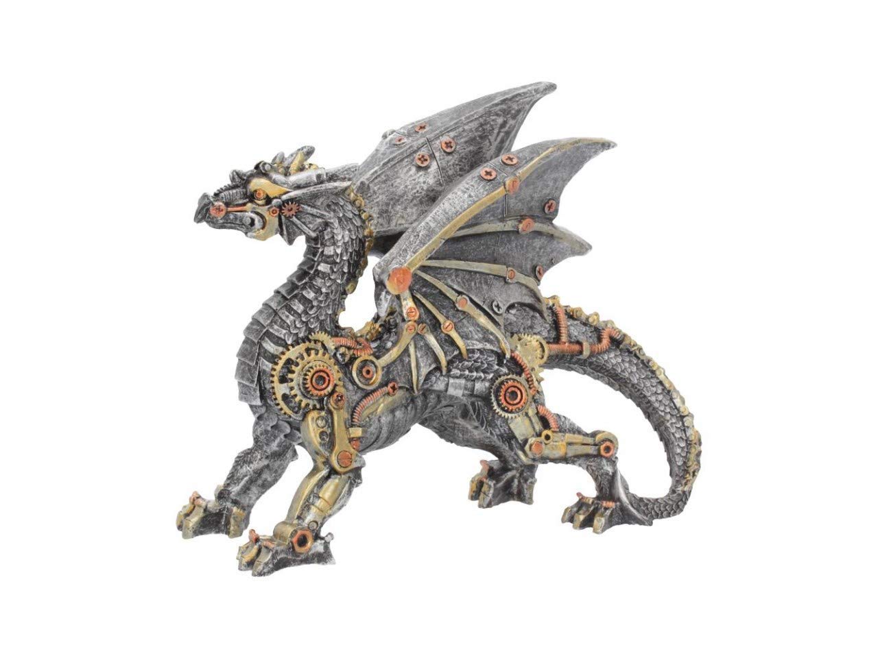 Nemesis Now Dracus Machina Figurine 21cm Silver