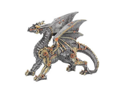 Nemesis Now Dracus Machina Figurine 21cm Silver
