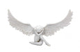 Nemesis Now Angel's Sympathy Ornament 36cm, Heavenly Angel Figurine,White