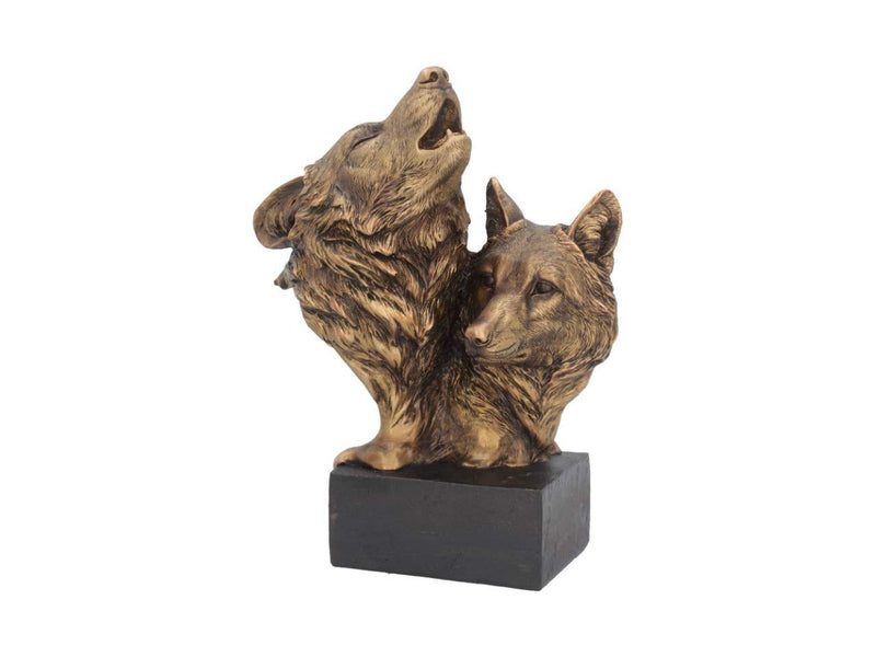 Nemesis Now Song of The Wild Wolf Bust 23cm Bronze, Resin