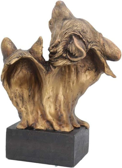 Nemesis Now Song of The Wild Wolf Bust 23cm Bronze, Resin