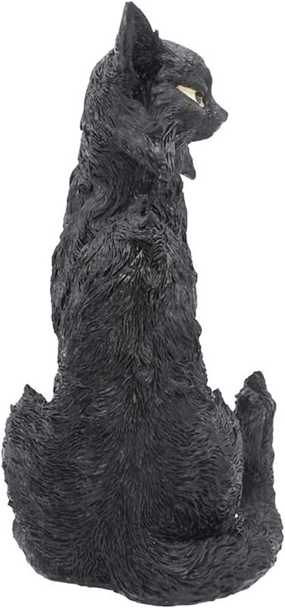 Nemesis Now Salem Witch Familiar Black Cat Figurine, 32.5cm, D4583N9