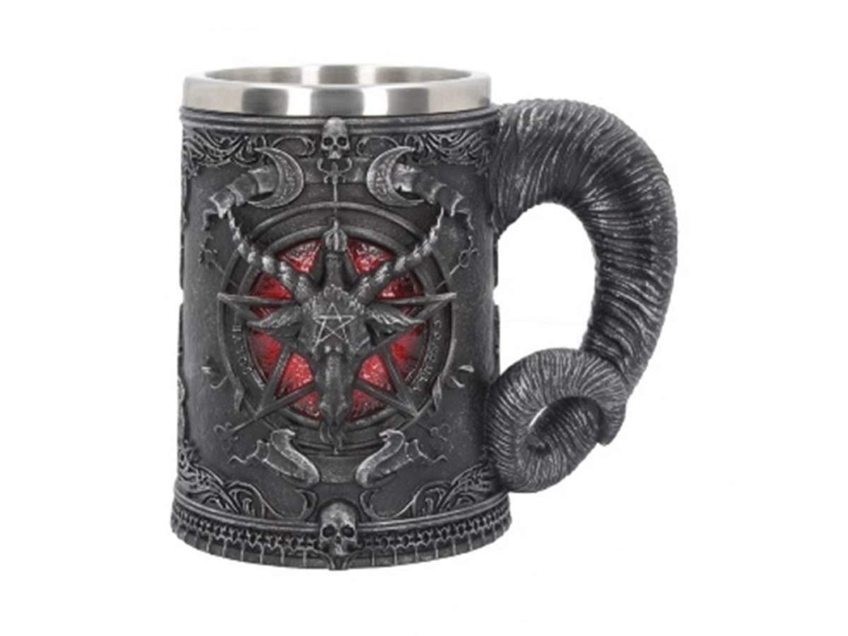 Nemesis Now Baphomet Tankard Unisex Jarra de Cerveza Negro Poliresina