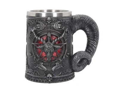 Nemesis Now Baphomet Tankard Unisex Jarra de Cerveza Negro Poliresina