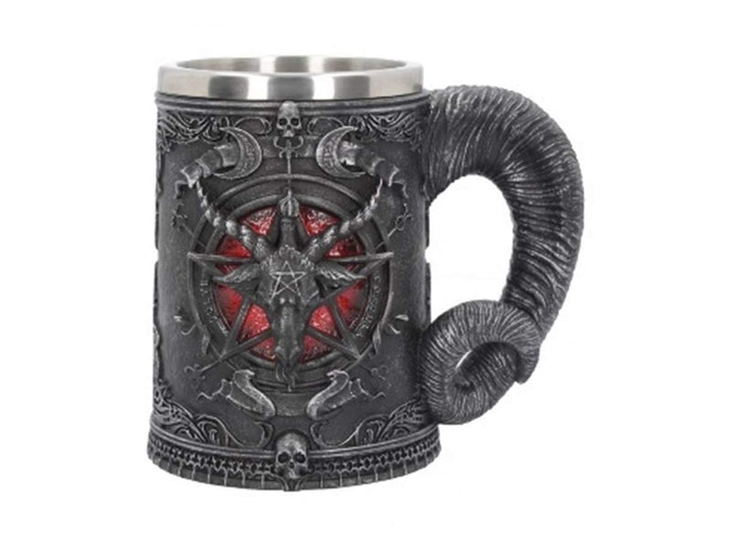 Nemesis Now Baphomet Tankard Unisex Jarra de Cerveza Negro Poliresina