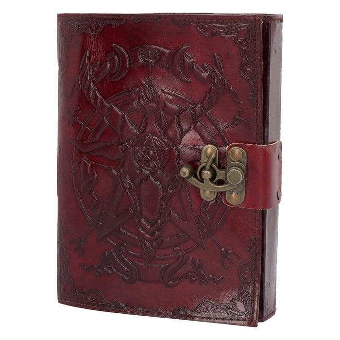Nemesis Now Baphomet Leather Journal 15x21cm