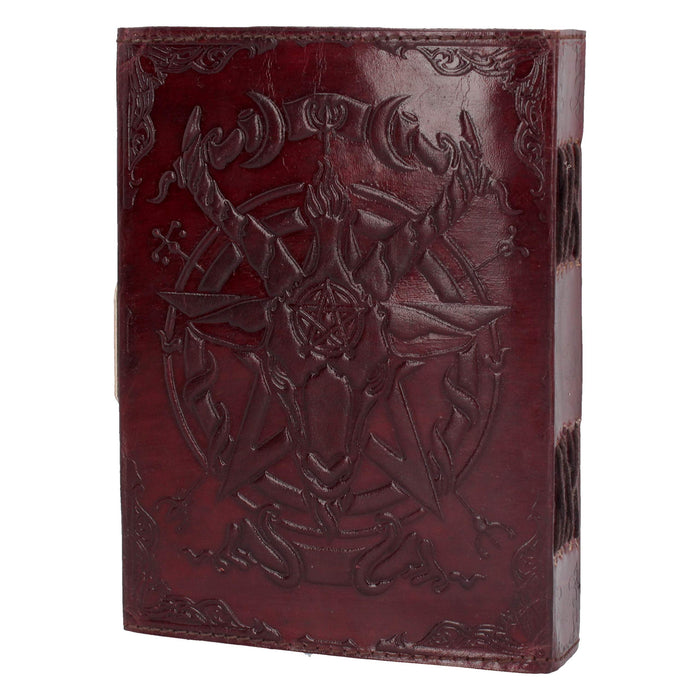 Nemesis Now Baphomet Leather Journal 15x21cm