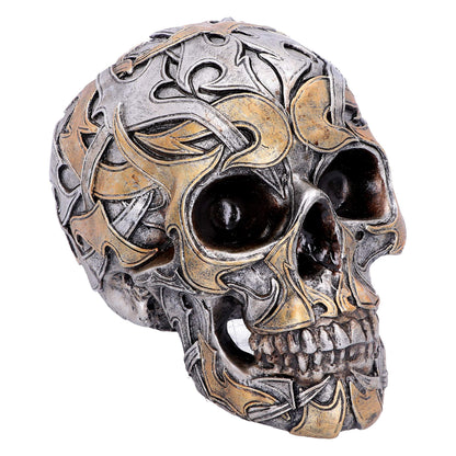 Nemesis Now Tribal Traditions Large Skull Figurine 19.5cm, Resin, Silver, One Size