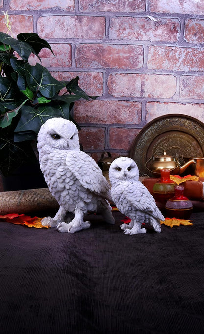 Nemesis Now Snowy Watch Large 20cm, Resin, White, One Size