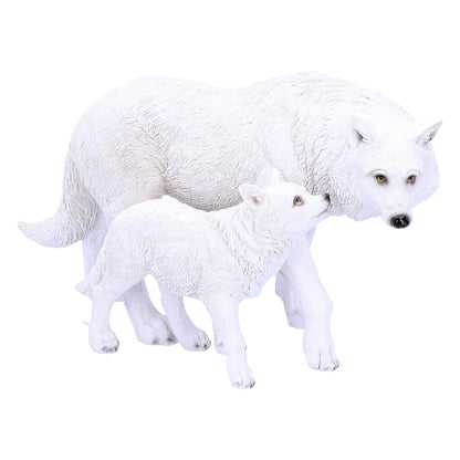 Nemesis Now U4774P9 Winter Offspring Figurine 27.5cm, Resin, White, One Size