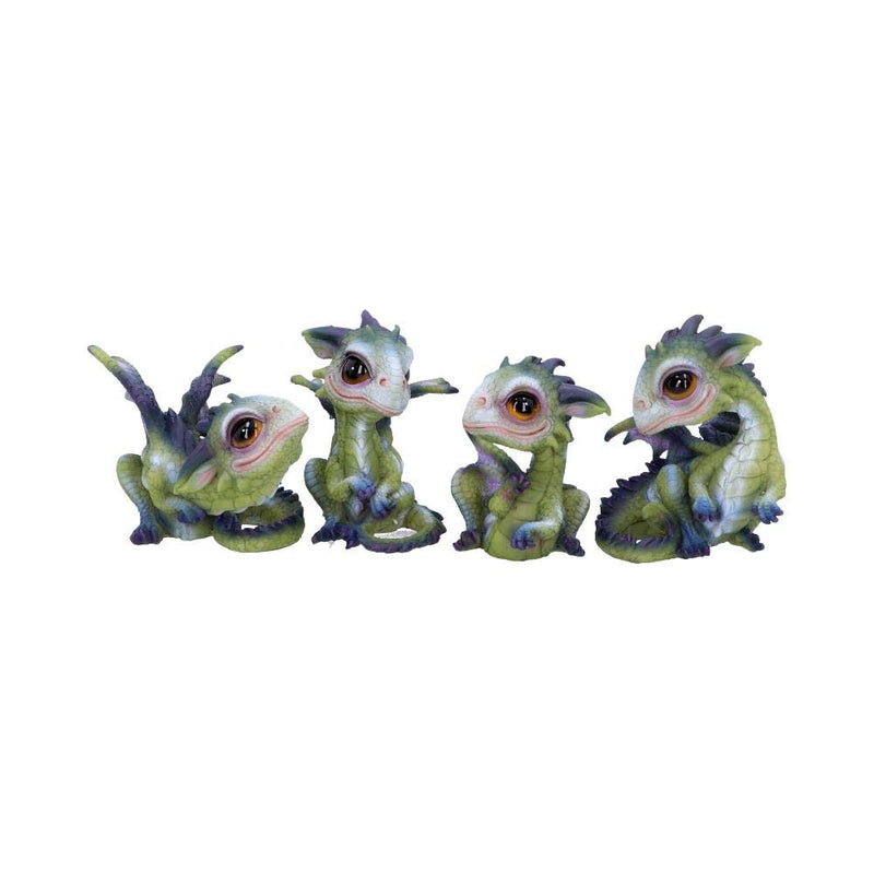 Nemesis Now Curious Hatchlings (Set of 4) 9cm, Green, One Size