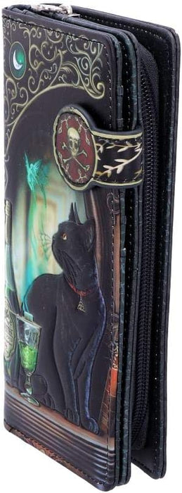 Nemesis Now B4863P9 Absinthe Embossed Purse Lisa Parker 18.5cm, PU, Black