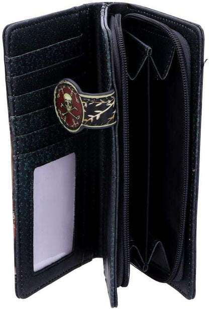 Nemesis Now B4863P9 Absinthe Embossed Purse Lisa Parker 18.5cm, PU, Black