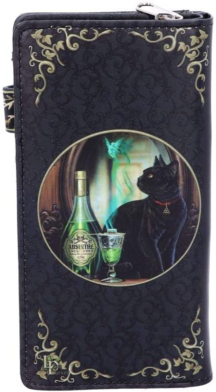 Nemesis Now B4863P9 Absinthe Embossed Purse Lisa Parker 18.5cm, PU, Black