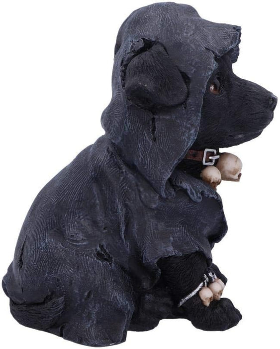 Nemesis Now Canine Cloaked Grim Reaper Dog Figurine, Polyresin, Black, 17cm