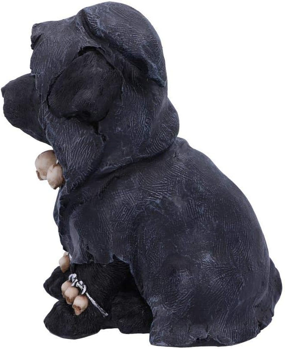 Nemesis Now Canine Cloaked Grim Reaper Dog Figurine, Polyresin, Black, 17cm