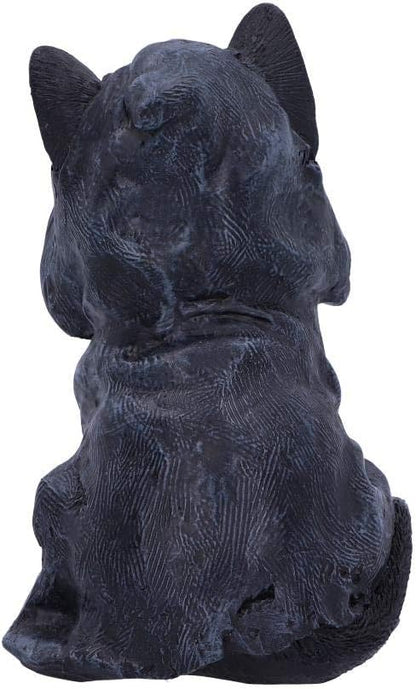 Nemesis Now Feline Cloaked Grim Reaper Cat Figurine, Polyresin, Black, 16cm
