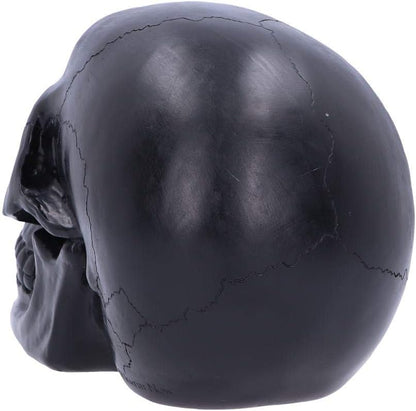 Nemesis Now Adorno de Calavera de Terror, polirresina, geoda Negra y roja, 17 cm