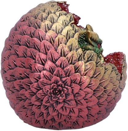 Nemesis Now Green Geode Home Glittering Hatchling and Egg Figurine, Polyresin, One Size