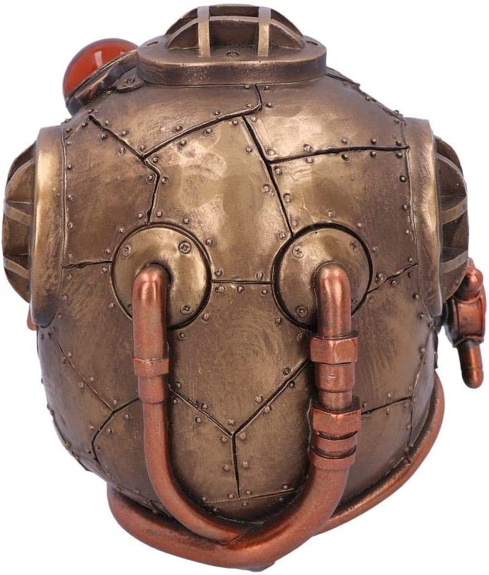 Steampunk Under Pressure Modified Skull Ornament