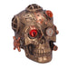 Steampunk Under Pressure Modified Skull Ornament