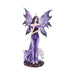 Nemesis Now Amethyst Purple Wolf and Owl Fairy Companion Figurine, Polyresin,39.5cm