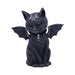Nemesis Now B5149R0 Malpuss Winged Occult Cat Figurine, Polyresin, Black and Silver