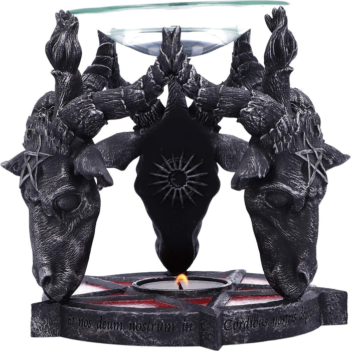 Occult Baphomet Head Oil Burner