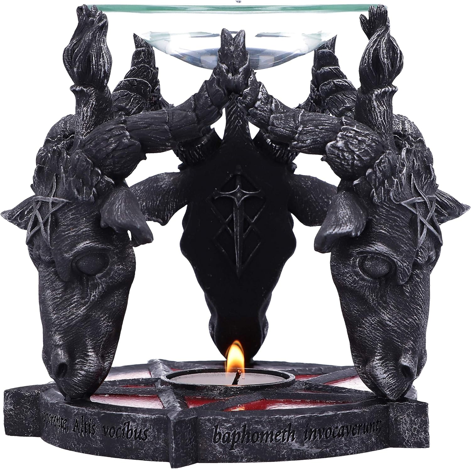 Occult Baphomet Head Oil Burner