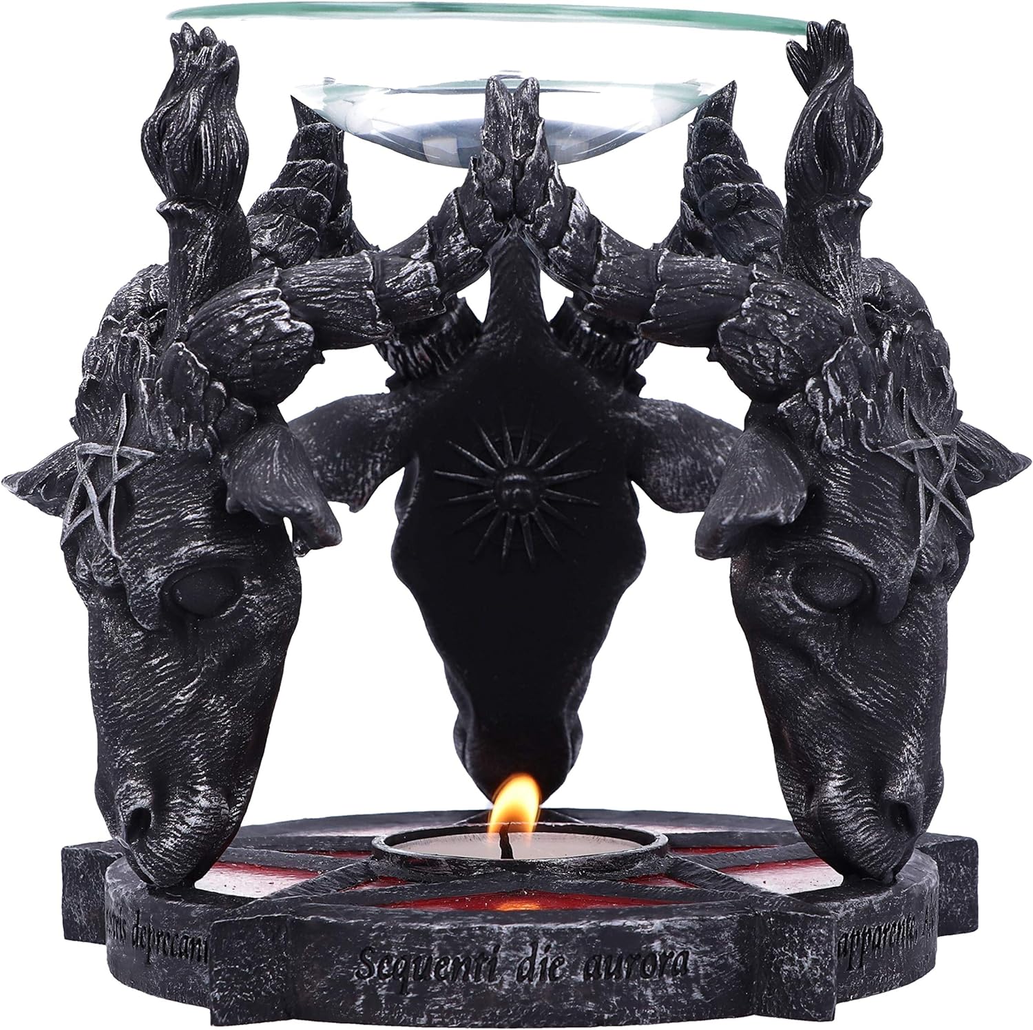 Occult Baphomet Head Oil Burner