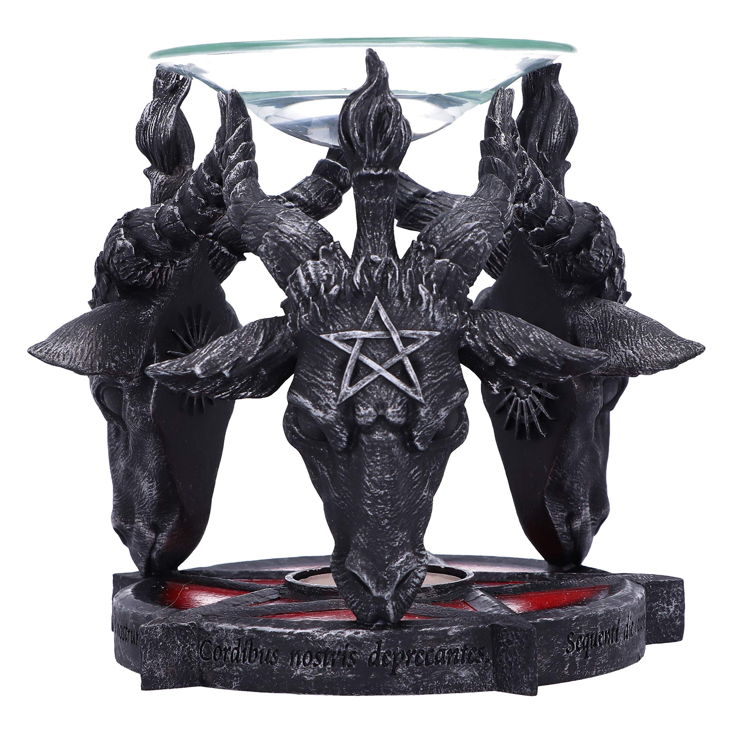 Occult Baphomet Head Oil Burner