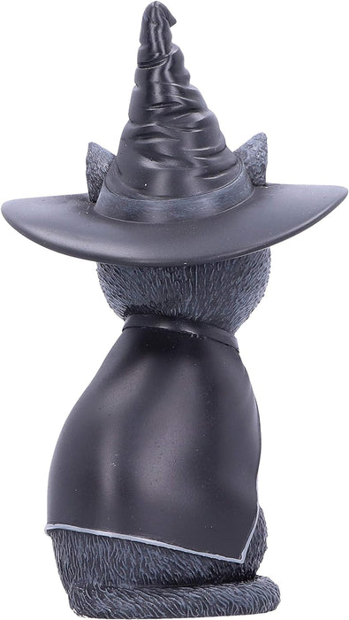 Nemesis Now Purrah Witches Hat Occult Cat Figurine, Black